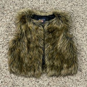 Girls Fur Vest